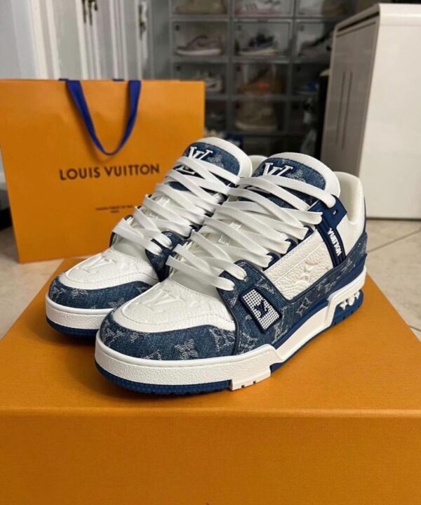 Louis Vuitton Trainers Monogram Denim - Image 3