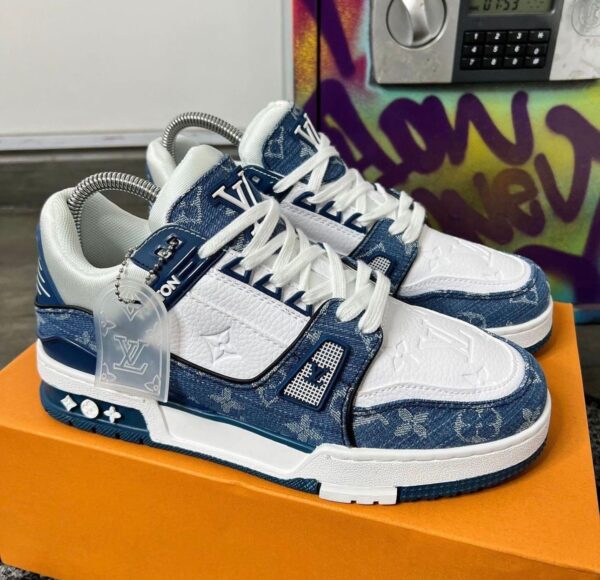 Louis Vuitton Trainers Monogram Denim - Image 4