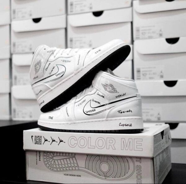 Nike Jordan Retro 1 Mid "SCHEMATIC"