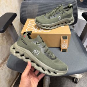 Loewee X On Cloudtilt 2 Olive Green Sneakers