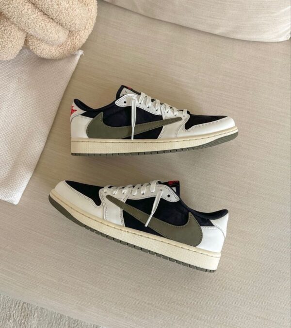 Nike Air Jordan 1 Low X Travis Scott Olive - Image 3