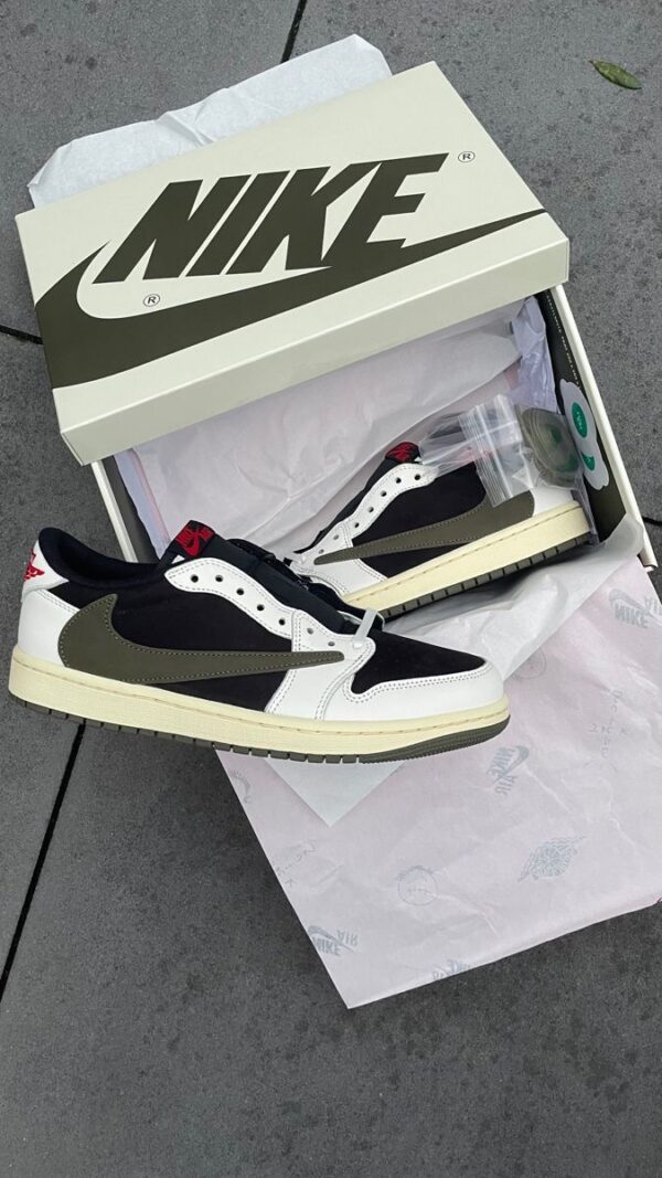 Nike Air Jordan 1 Low X Travis Scott Olive - Image 5