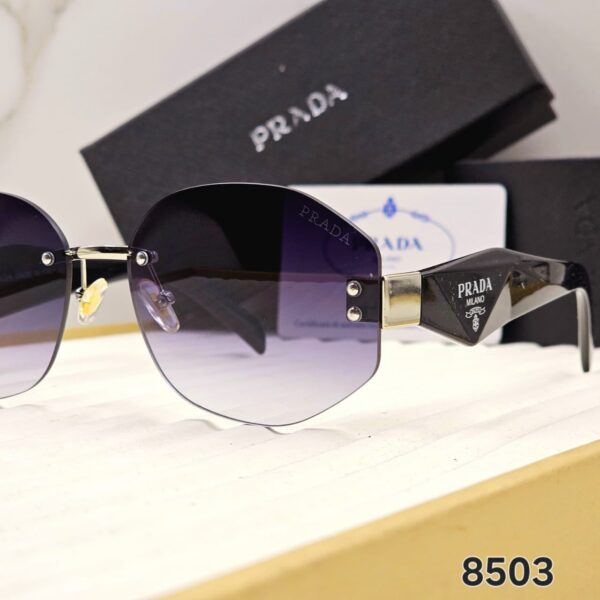 Prada 8503 Rimless Sunglass