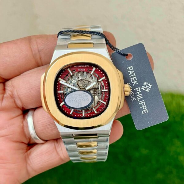 Patek Philippe Skeleton Steel Watch