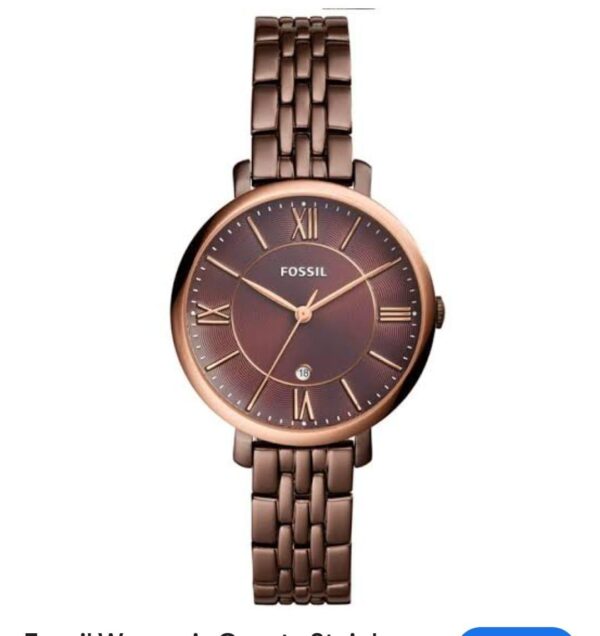 Fossil Jacqueline Gold-Tone ES3434 Stainless Steel Watch - Image 2